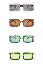 Load image into Gallery viewer, Rectangle Diamond Rhinestone Square Sunglasses
