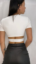 Load image into Gallery viewer, PENNY CROP TOP (WHITE)
