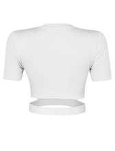 Load image into Gallery viewer, PENNY CROP TOP (WHITE)
