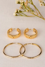 Load image into Gallery viewer, Classic hoop earring set
