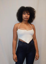 Load image into Gallery viewer, BOHEMIAN PRINCESS KNIT CROP TOP
