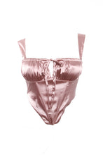 Load image into Gallery viewer, CYRA CORSET TOP (PINK CHAMPAGNE)
